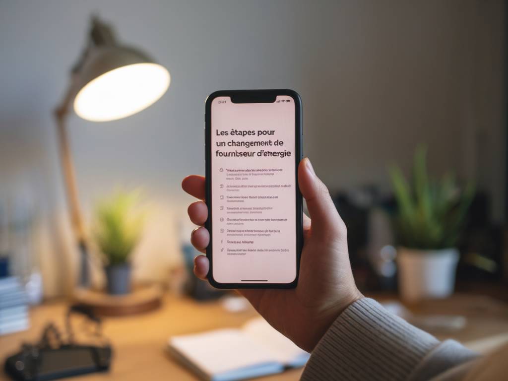 Les étapes pour un changement de fournisseur d’énergie